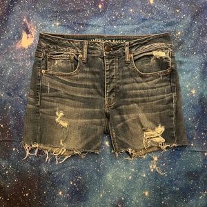 American Eagle Outfitters Stretch Tomgirl Denim Shorts 6L